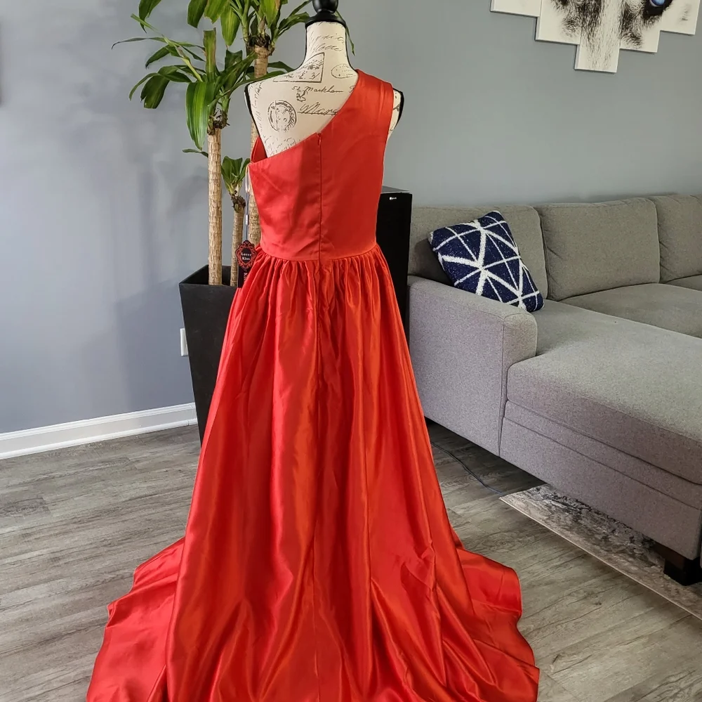 Red Prom Wedding Dress - Picture 8 of 12